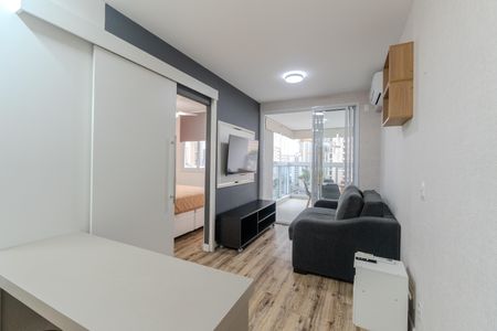 Sala de apartamento à venda com 1 quarto, 42m² em Paraíso, São Paulo