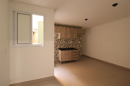 Sala / Cozinha de apartamento para alugar com 2 quartos, 58m² em Vila Guiomar, Santo André