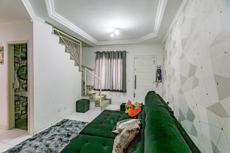 Casa de condomínio à venda com 122m², 3 quartos e 2 vagasSala