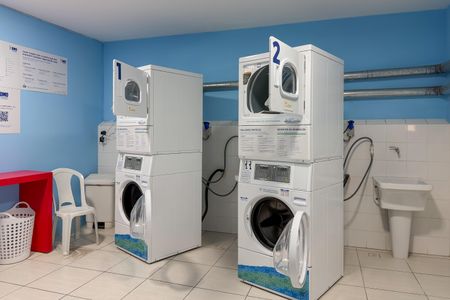 Studio à venda com 35m², 1 quarto e 1 vagaLavanderia