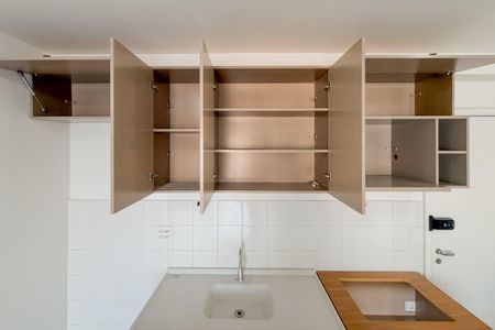 Studio à venda com 35m², 1 quarto e 1 vagaCozinha - Armários