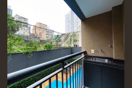 Studio para alugar com 27m², 1 quarto e sem vaga Studio para alugar com 27m², 1 quarto e sem vagaVaranda do Quarto