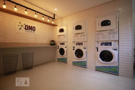Studio para alugar com 27m², 1 quarto e sem vaga Studio para alugar com 27m², 1 quarto e sem vagaLavanderia