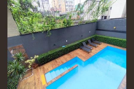 Studio para alugar com 27m², 1 quarto e sem vaga Studio para alugar com 27m², 1 quarto e sem vagaVista da Varanda