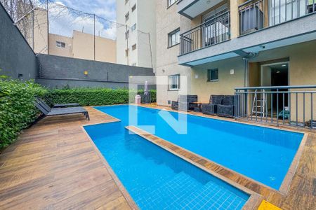 Studio para alugar com 27m², 1 quarto e sem vaga Studio para alugar com 27m², 1 quarto e sem vagaPiscina