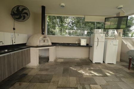 Apartamento para alugar com 111m², 2 quartos e 2 vagasÁrea comum - Churrasqueira