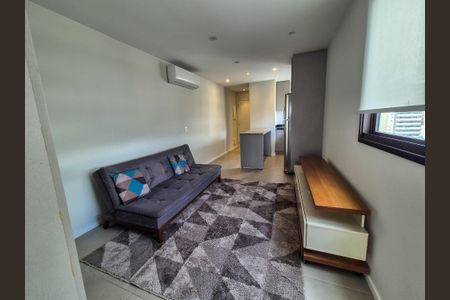 Sala de apartamento para alugar com 1 quarto, 44m² em Santa Cecília, São Paulo