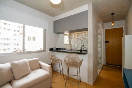 Apartamento para alugar com 28m², 1 quarto e 1 vaga Apartamento para alugar com 28m², 1 quarto e 1 vagaSala