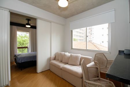 Apartamento para alugar com 28m², 1 quarto e 1 vaga Apartamento para alugar com 28m², 1 quarto e 1 vagaSala