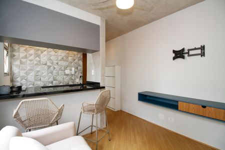 Apartamento para alugar com 28m², 1 quarto e 1 vaga Apartamento para alugar com 28m², 1 quarto e 1 vagaSala