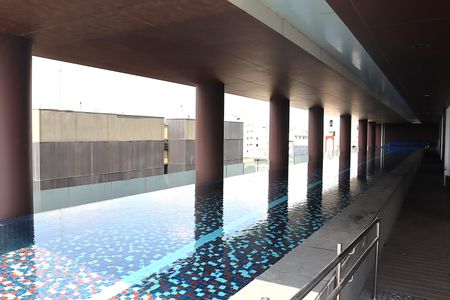 Studio à venda com 35m², 1 quarto e 1 vagaPiscina