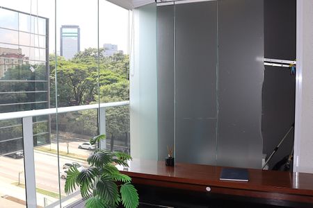 Studio à venda com 35m², 1 quarto e 1 vagaVaranda