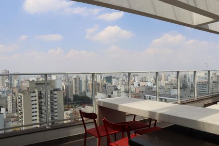 Studio à venda com 35m², 1 quarto e 1 vagaChurrasqueiras