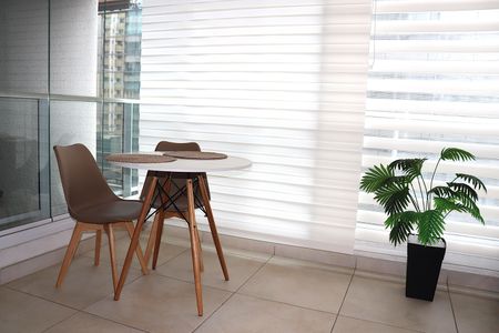 Studio à venda com 35m², 1 quarto e 1 vagaVaranda