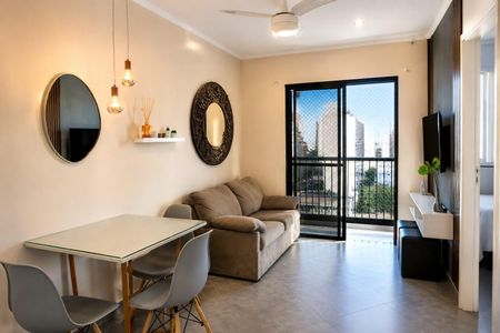 Sala de apartamento para alugar com 1 quarto, 42m² em Bela Vista, São Paulo