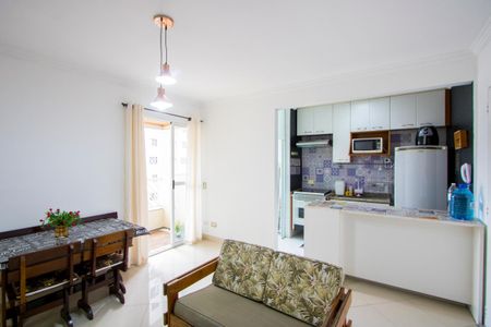 Sala de apartamento à venda com 2 quartos, 55m² em Jardim Bela Vista, Santo André