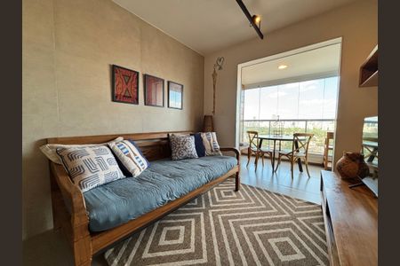 Sala de apartamento à venda com 2 quartos, 55m² em Jardim Paulistano, São Paulo
