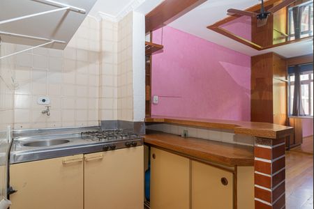 Cozinha de kitnet/studio à venda com 1 quarto, 28m² em Bela Vista, São Paulo