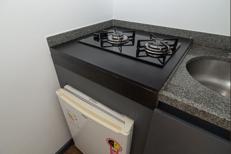 Cozinha de apartamento para alugar com 1 quarto, 48m² em Consolação, São Paulo