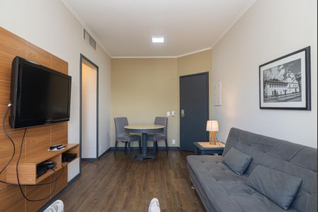Sala de apartamento para alugar com 1 quarto, 48m² em Consolação, São Paulo