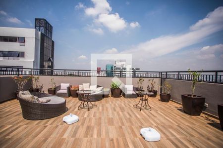 Studio à venda com 28m², 1 quarto e sem vagaTerraço