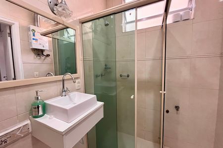 Apartamento para alugar com 34m², 1 quarto e sem vagaBanheiro da Suíte