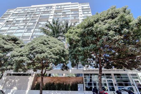 Studio à venda com 37m², 1 quarto e 1 vagaFachada - Plaquinha