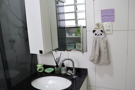 Banheiro de apartamento para alugar com 1 quarto, 50m² em Bela Vista, São Paulo