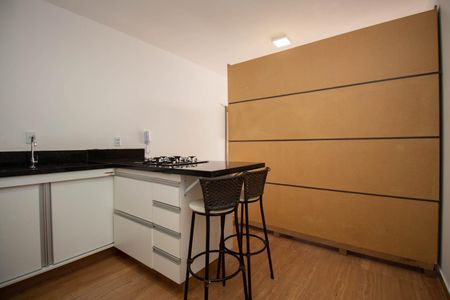 Cozinha e Área de Serviço de kitnet/studio para alugar com 1 quarto, 40m² em Asa Norte, Brasília