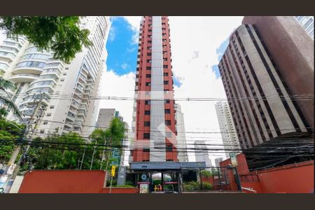 Fachada de apartamento para alugar com 1 quarto, 45m² em Chácara Itaim, São Paulo
