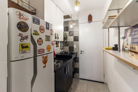 Cozinha de kitnet/studio para alugar com 1 quarto, 30m² em Campos Elíseos, São Paulo