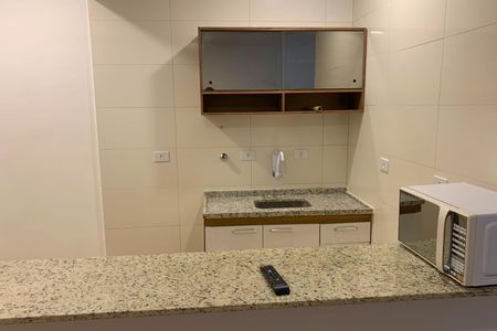 Studio para alugar com 31m², 1 quarto e 1 vaga Studio para alugar com 31m², 1 quarto e 1 vagaCozinha e Área de Serviço