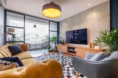 Sala de apartamento à venda com 2 quartos, 95m² em Cerqueira César, São Paulo