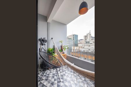 Varanda da Sala de apartamento à venda com 2 quartos, 95m² em Cerqueira César, São Paulo