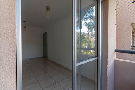 Varanda da Sala de apartamento para alugar com 2 quartos, 50m² em Vila Roque, São Paulo