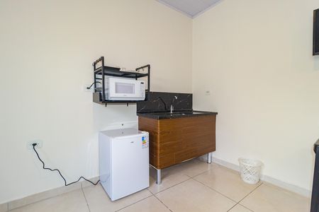 Cozinha de kitnet/studio para alugar com 1 quarto, 22m² em Vila Regente Feijó, São Paulo