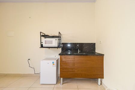 Cozinha de kitnet/studio para alugar com 1 quarto, 22m² em Vila Regente Feijó, São Paulo