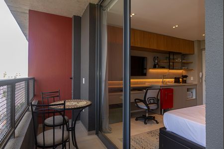 Studio para alugar com 23m², 1 quarto e sem vaga Studio para alugar com 23m², 1 quarto e sem vagaVaranda da Studio