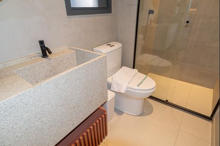 Studio para alugar com 23m², 1 quarto e sem vaga Studio para alugar com 23m², 1 quarto e sem vagaBanheiro