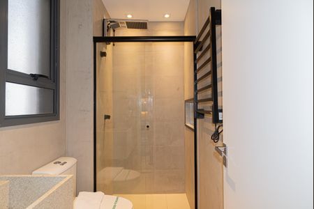 Studio para alugar com 23m², 1 quarto e sem vaga Studio para alugar com 23m², 1 quarto e sem vagaBanheiro