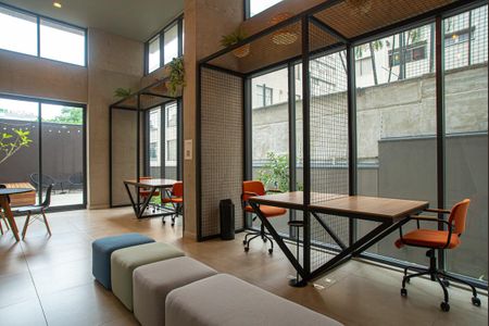 Studio para alugar com 23m², 1 quarto e sem vaga Studio para alugar com 23m², 1 quarto e sem vagaÁrea comum - Coworking