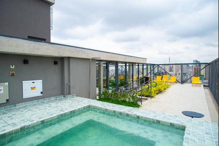 Studio para alugar com 23m², 1 quarto e sem vaga Studio para alugar com 23m², 1 quarto e sem vagaÁrea comum - Ofurô