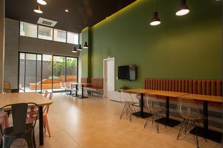 Studio para alugar com 23m², 1 quarto e sem vaga Studio para alugar com 23m², 1 quarto e sem vagaÁrea comum - Salão de festas