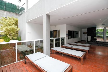 Área Comum - Piscina de kitnet/studio para alugar com 1 quarto, 30m² em Pinheiros, São Paulo