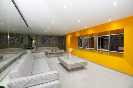 Studio para alugar com 30m², 1 quarto e 1 vaga Studio para alugar com 30m², 1 quarto e 1 vagaHall Social