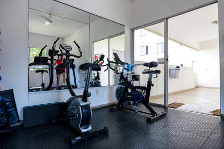 Apartamento para alugar com 36m², 2 quartos e 1 vaga Apartamento para alugar com 36m², 2 quartos e 1 vagaAcademia