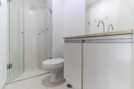 Studio para alugar com 26m², 1 quarto e sem vaga Studio para alugar com 26m², 1 quarto e sem vagaBanheiro
