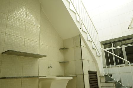 Área de Serviço de casa para alugar com 3 quartos, 160m² em Cidade Mãe do Céu, São Paulo