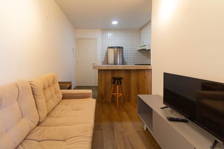 Sala de apartamento para alugar com 1 quarto, 30m² em Perdizes, São Paulo
