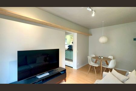 Sala de apartamento para alugar com 1 quarto, 45m² em Paraíso, São Paulo